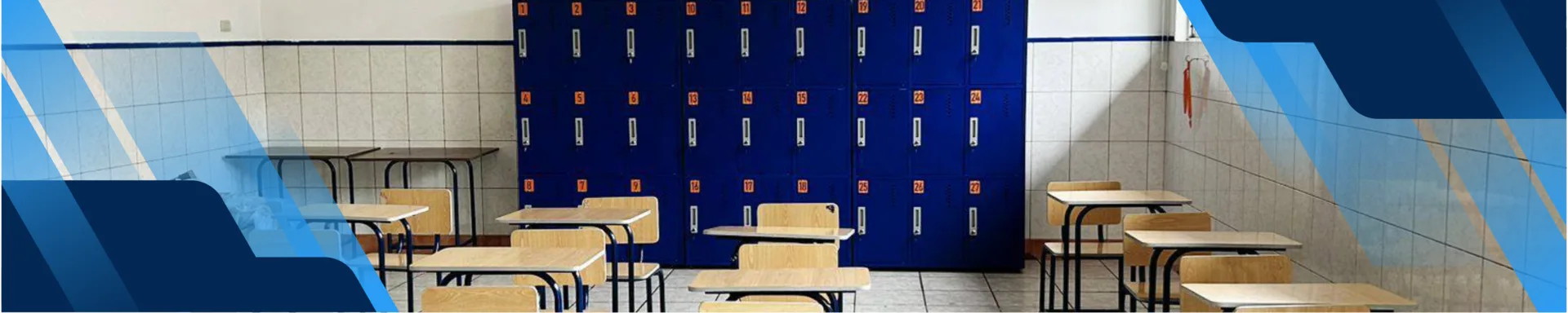 Casilleros escolares metálicos fabricados en Quito por Hypermetales