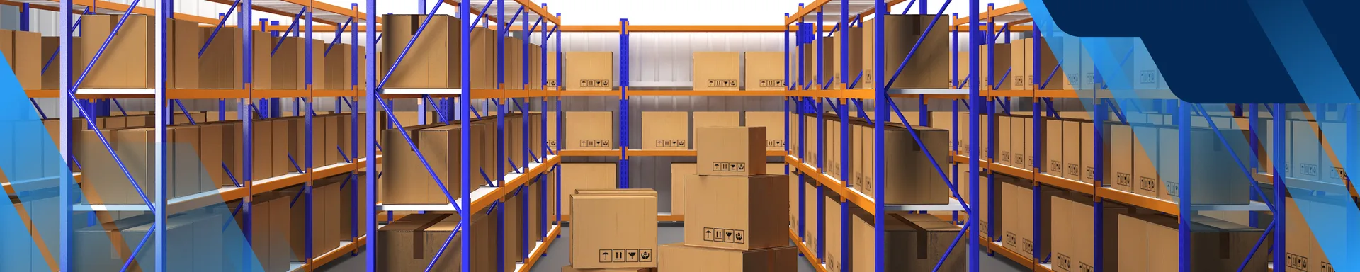 Racks metálicos para almacenamiento industrial en bodega